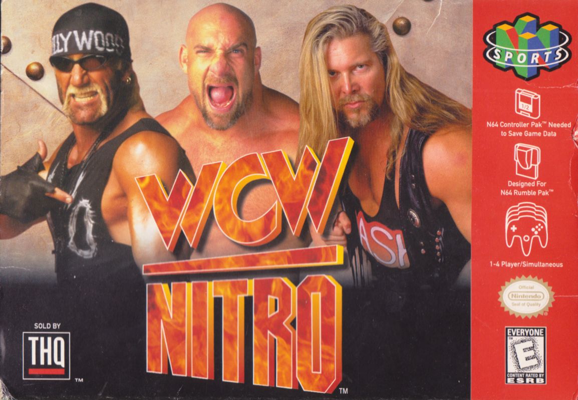 WCW Nitro box art for Nintendo 64